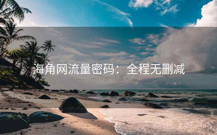 海角网流量密码:全程无删减